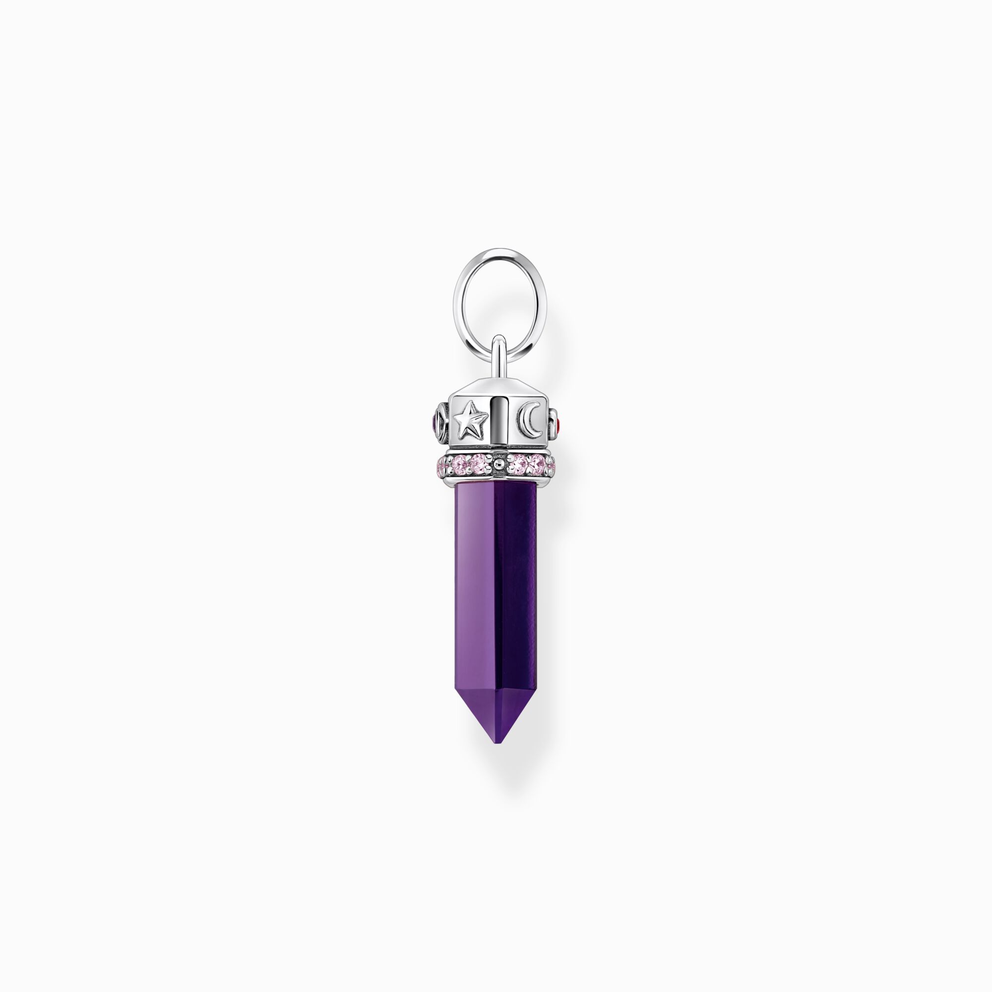 Pendentif thomas sabo pierre mauve - pe955-640-13 - Thomas Sabo