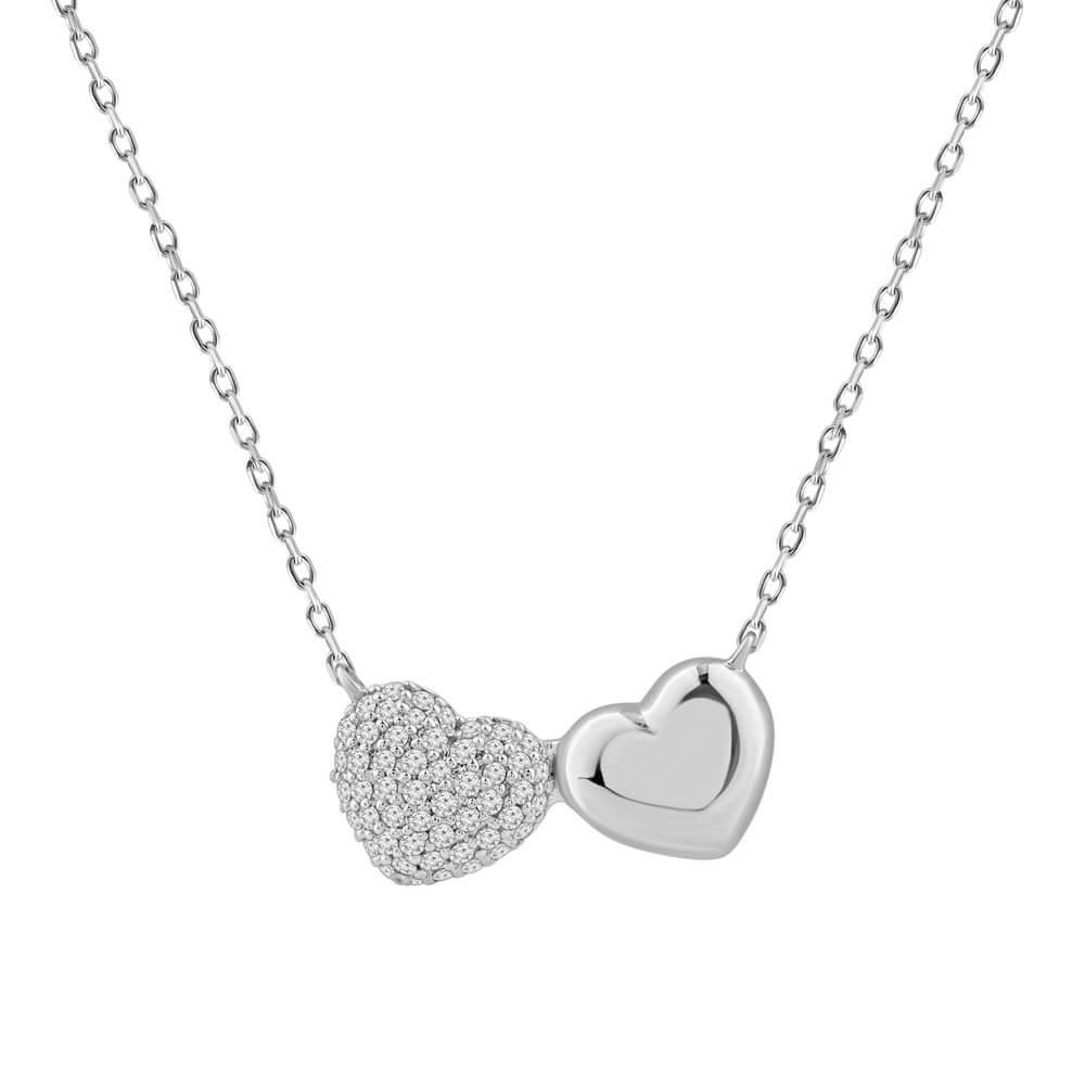 Chaine en or 18kt avec 0.16cts de diamants naturels - pn00-007299 - UNISON 18KT