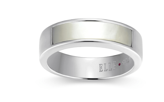 Bague Elle argent et nacre de perle - r4lal0a9ac - Elle Jewelry