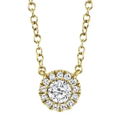 Collier or 14kt et diamants - SC55002696 - 