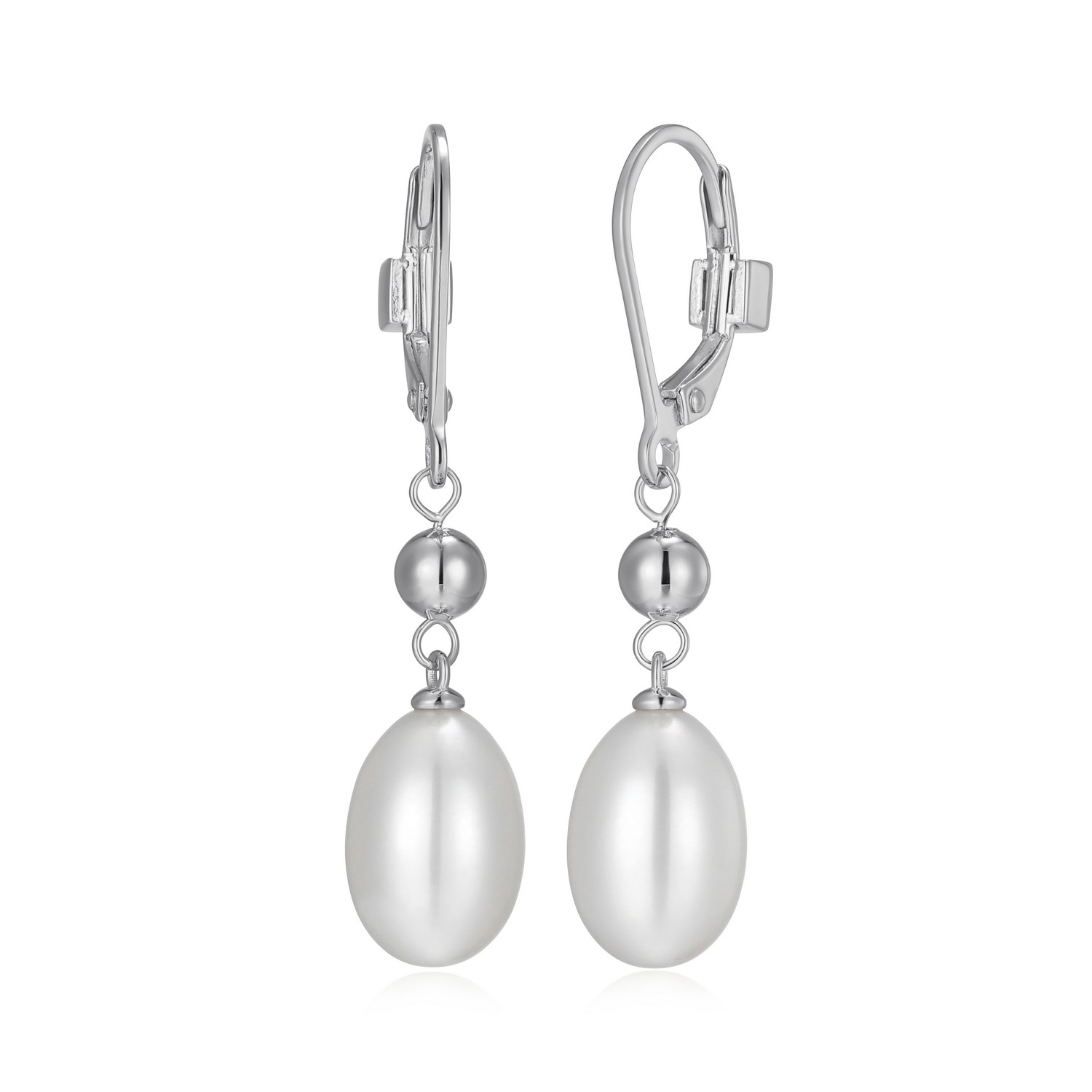 Boucles d'oreilles ELLE « GENESIS » en argent et perle - R2LCU74503 - Elle Jewelry