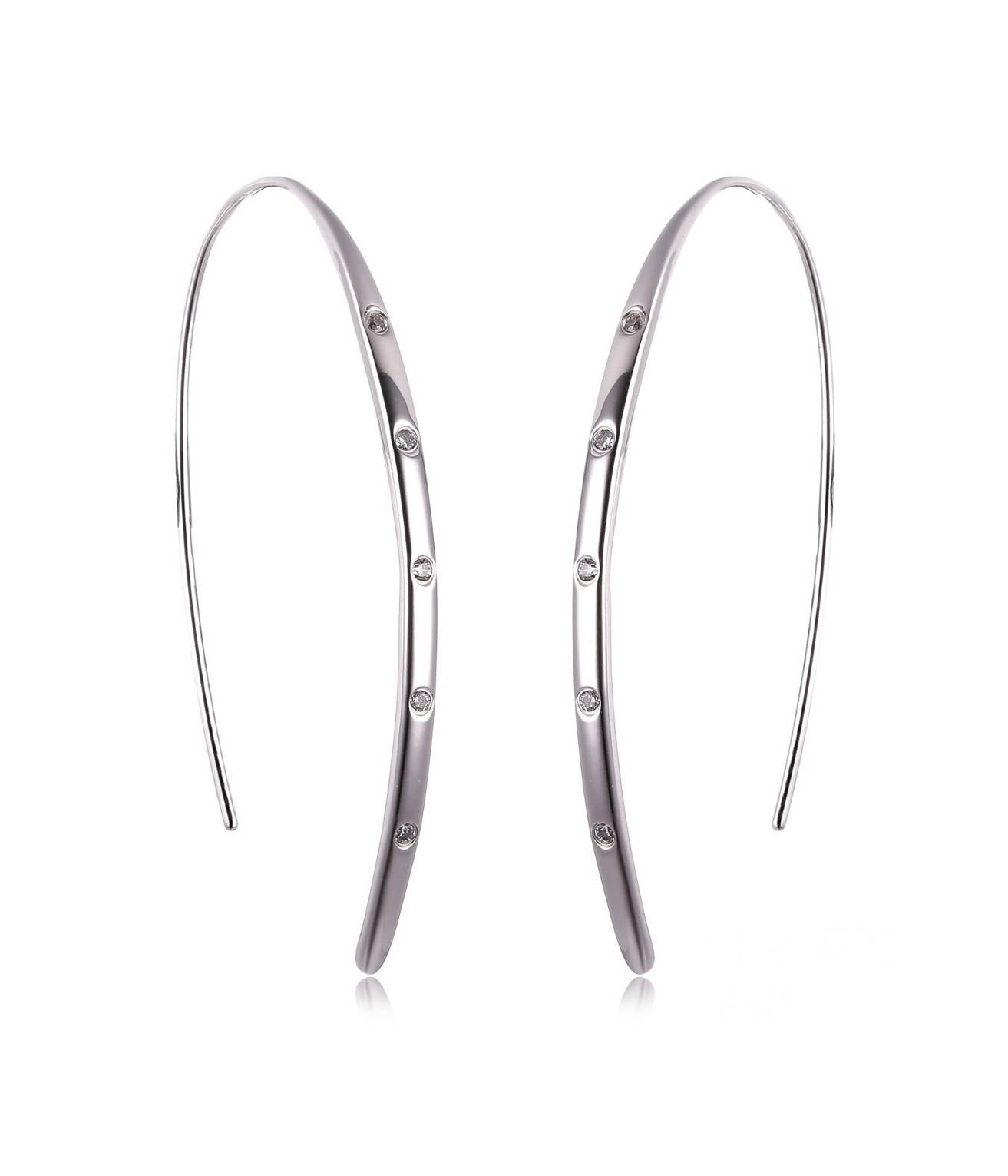 Boucles d'oreilles ouvertes argent - ds-e39 - Larus