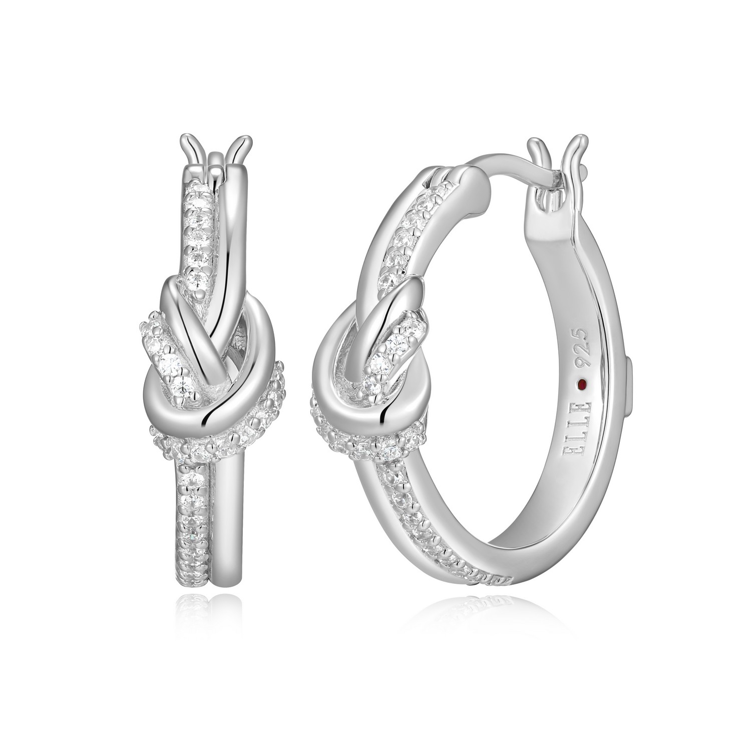 Boucles d'oreilles ELLE « UNITY » en argent et cz - R2LCV5000J - Elle Jewelry