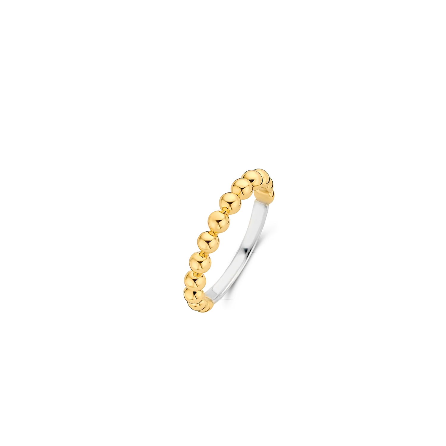 Bague Ti Sento billes or jaune - R1301 - Tisento