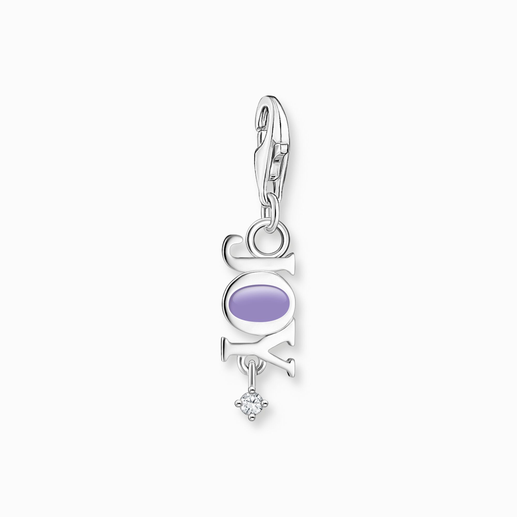 pendentif charm joy avec pierre blanche argent - t2008-041-13 - Thomas Sabo