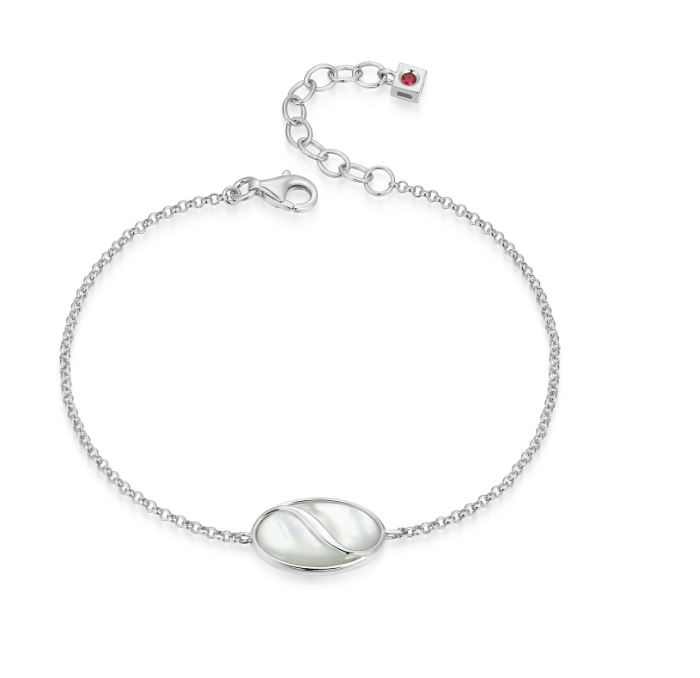 Collier Elle argent et nacre - r0lc1ga948 - Elle Jewelry