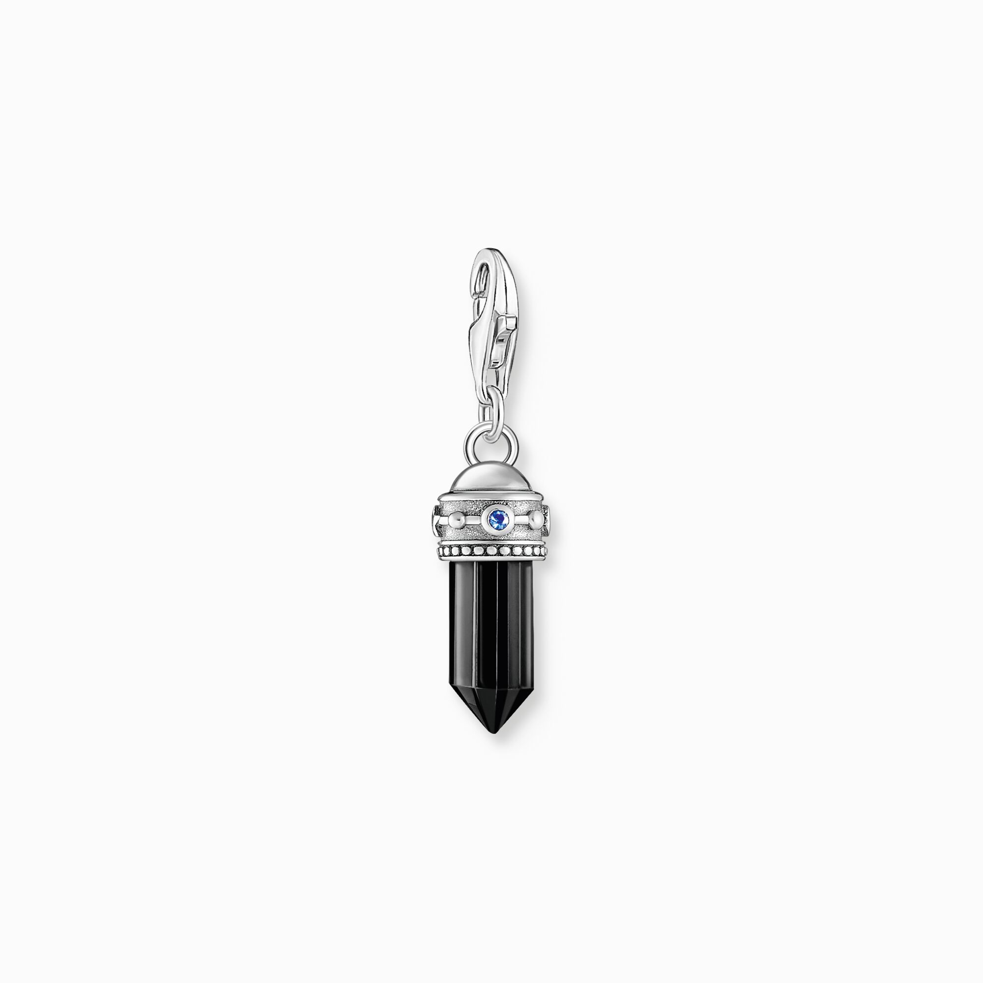 Pendentif Charm hexagone Thomas sabo avec onyx en argent noirci - 2110-698-11 - Thomas Sabo