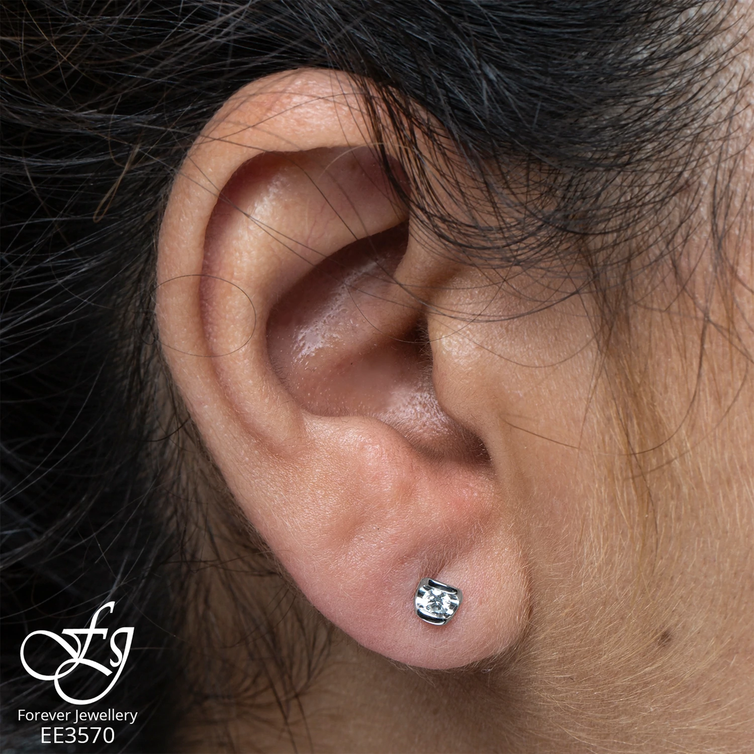 Boucles d’oreilles en diamant