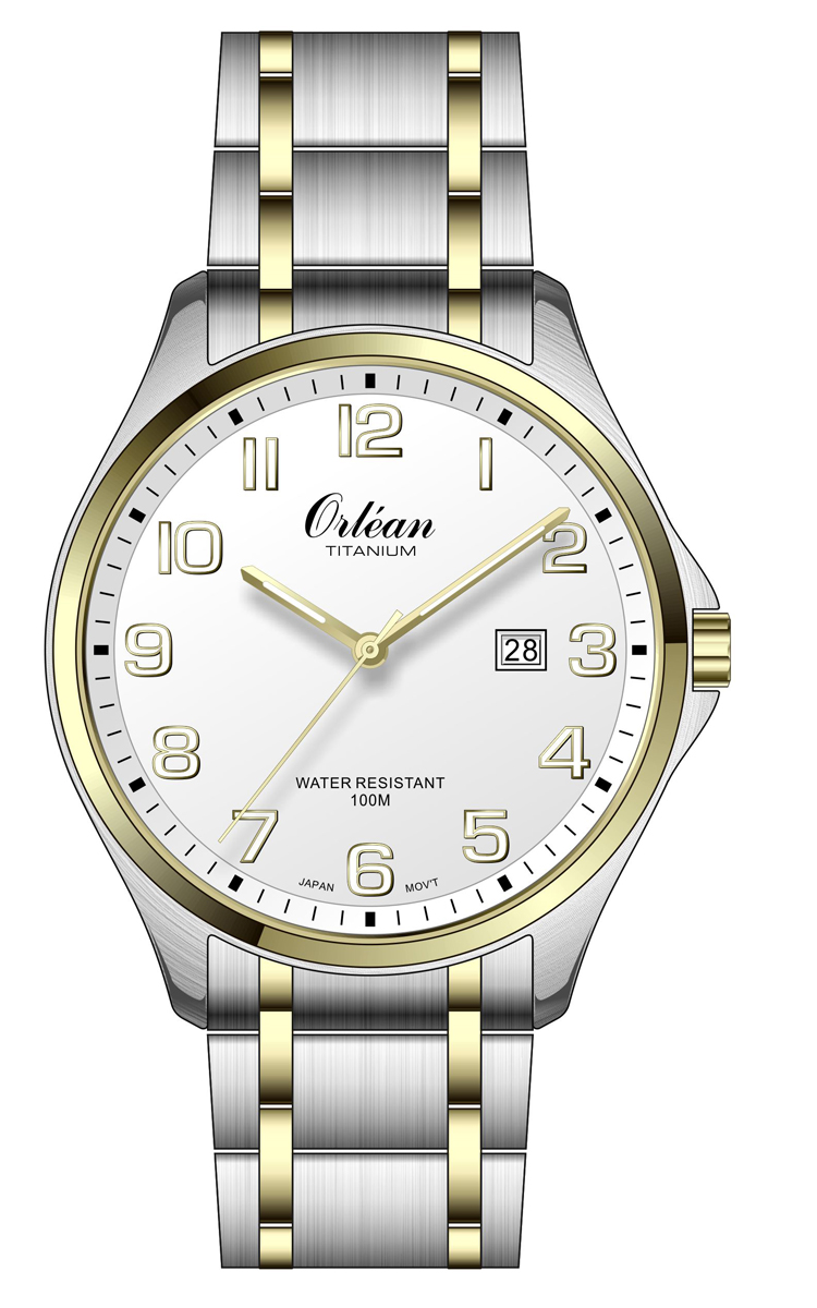 MONTRE ORLEAN TITANIUM 2 TONS - M1426 - Orléan