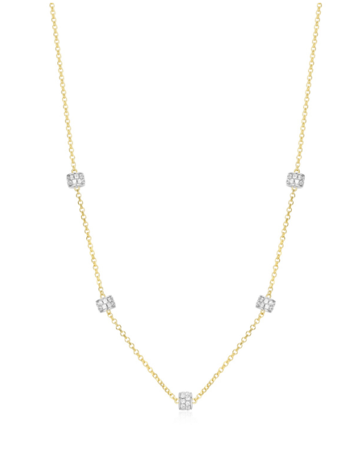 Collier Charles Garnier or et cz - soqogy0046 - Charles Garnier