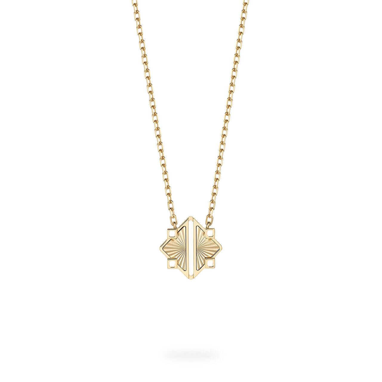 Birks Muse® Pendentif en or jaune guilloché - 450018465825 - Birks