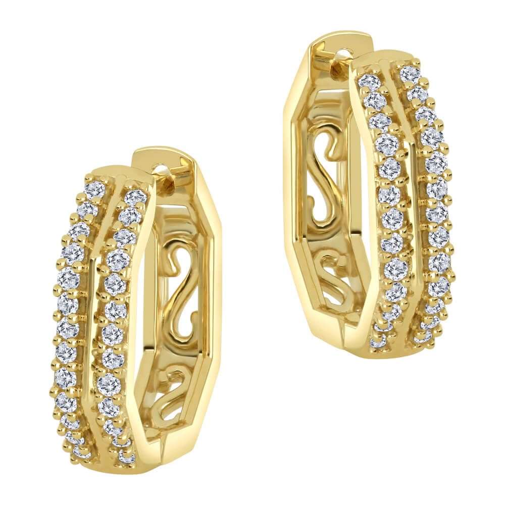 Anneaux or 10kt et dia. lab. - lxg3020/e - Beverly Hills Jewellers
