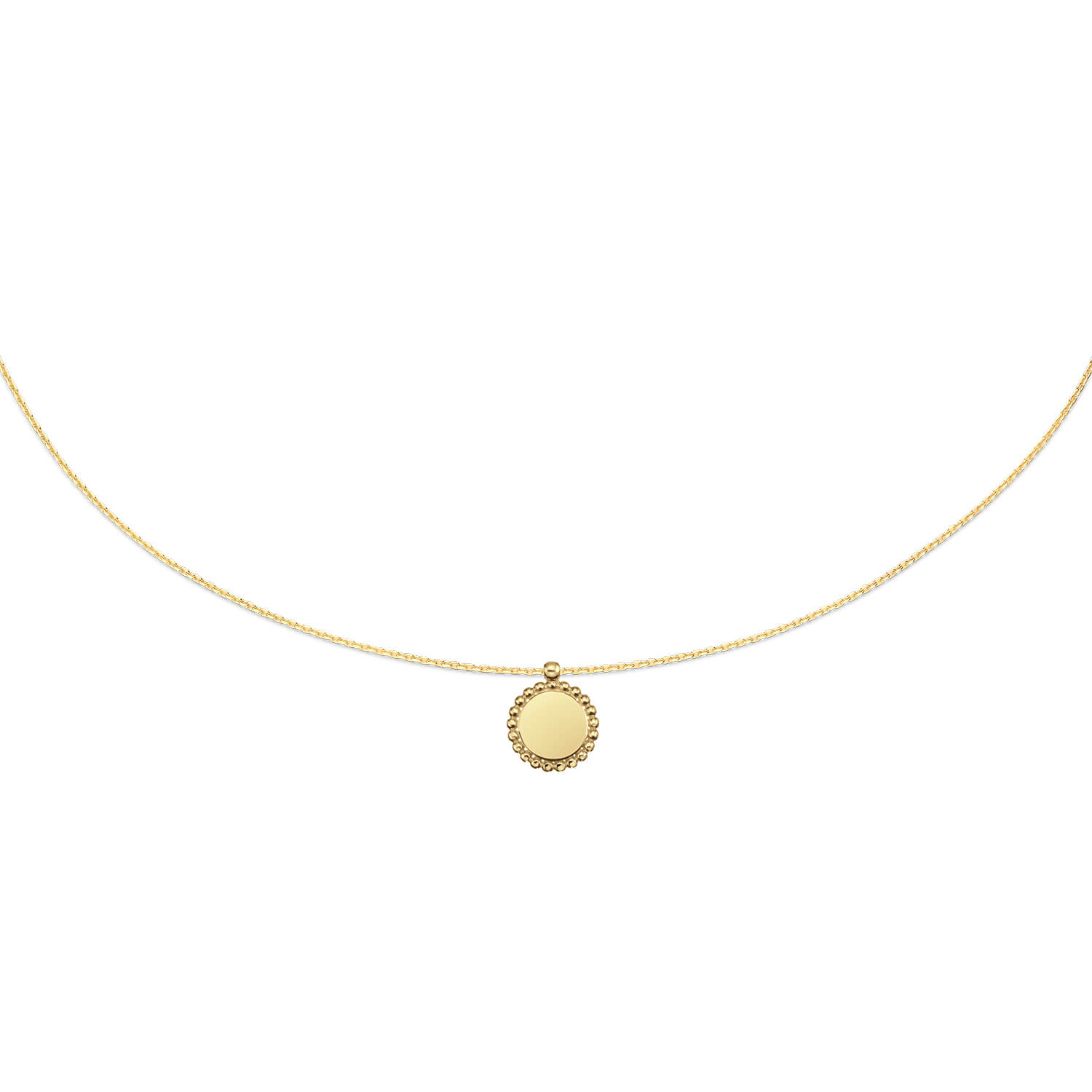 Collier Gravure Tournesol - Or 14 carats - jkn24.411 - Jackie 14kt