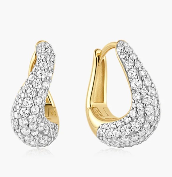 Boucles d'oreilles or Ania Haie et cz - e079-13g - Ania Haie
