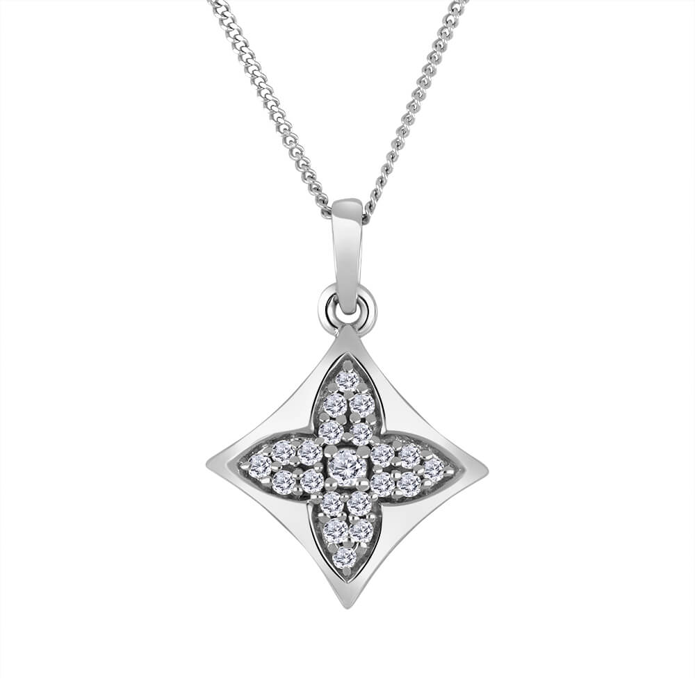 Collier or 10kt et dia. lab. - lxg058/p - Beverly Hills Jewellers