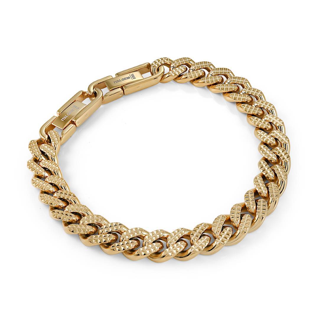 Bracelet en stainless plaqué or - SMB827-GO - 