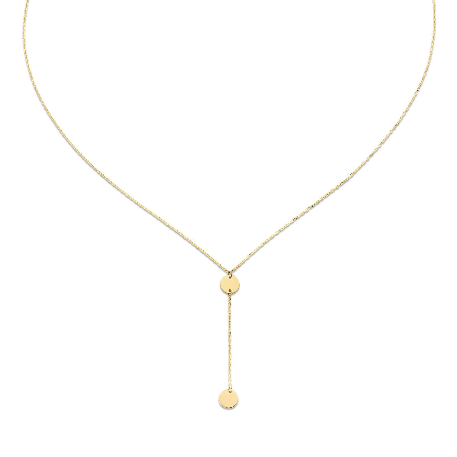 Collier Long Drop Y - Or 14 carats - jkn20.044 - Jackie 14kt
