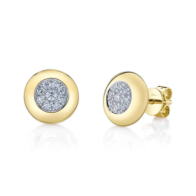 boucles d'oreilles shy or 14kt avec 0.28cts de diamants - sc55027366rd - 