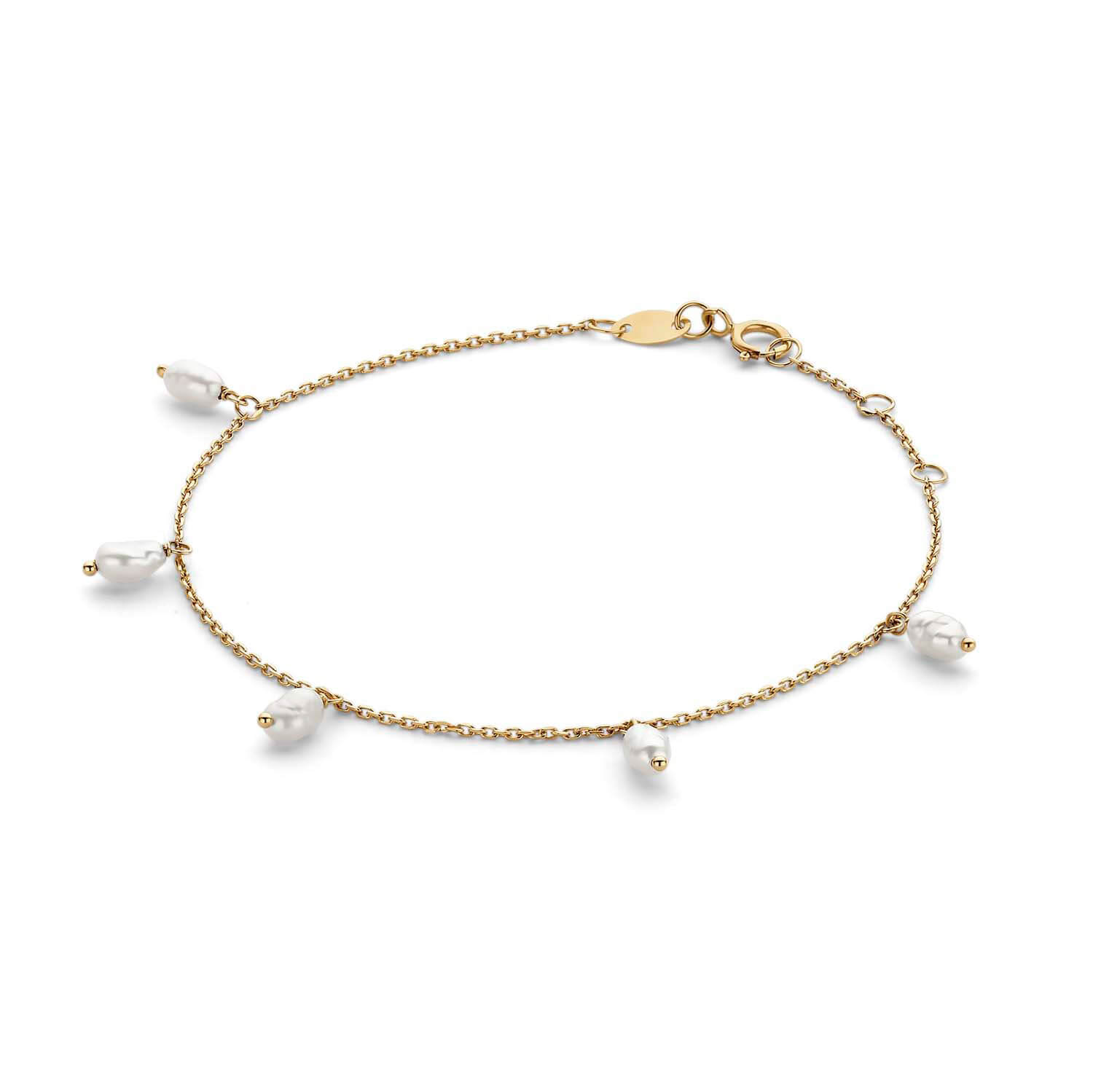 Bracelet Perles d'Amalfi - Or 14 carats - jkb22.204 - Jackie 14kt