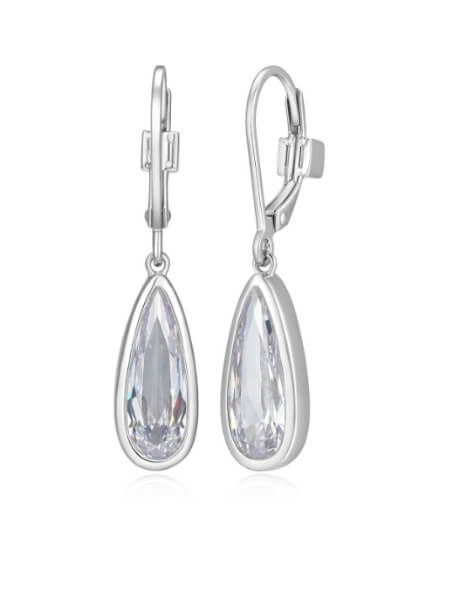 Boucle d'oreille Elle argent et cz - R2LCV00003 - Paj
