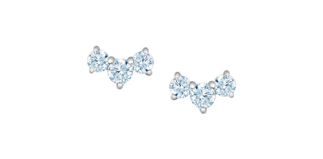 boucles d'oreilles dia. lab. 0,33ct VS 10KT - e4735w/33-10 - Corona Company
