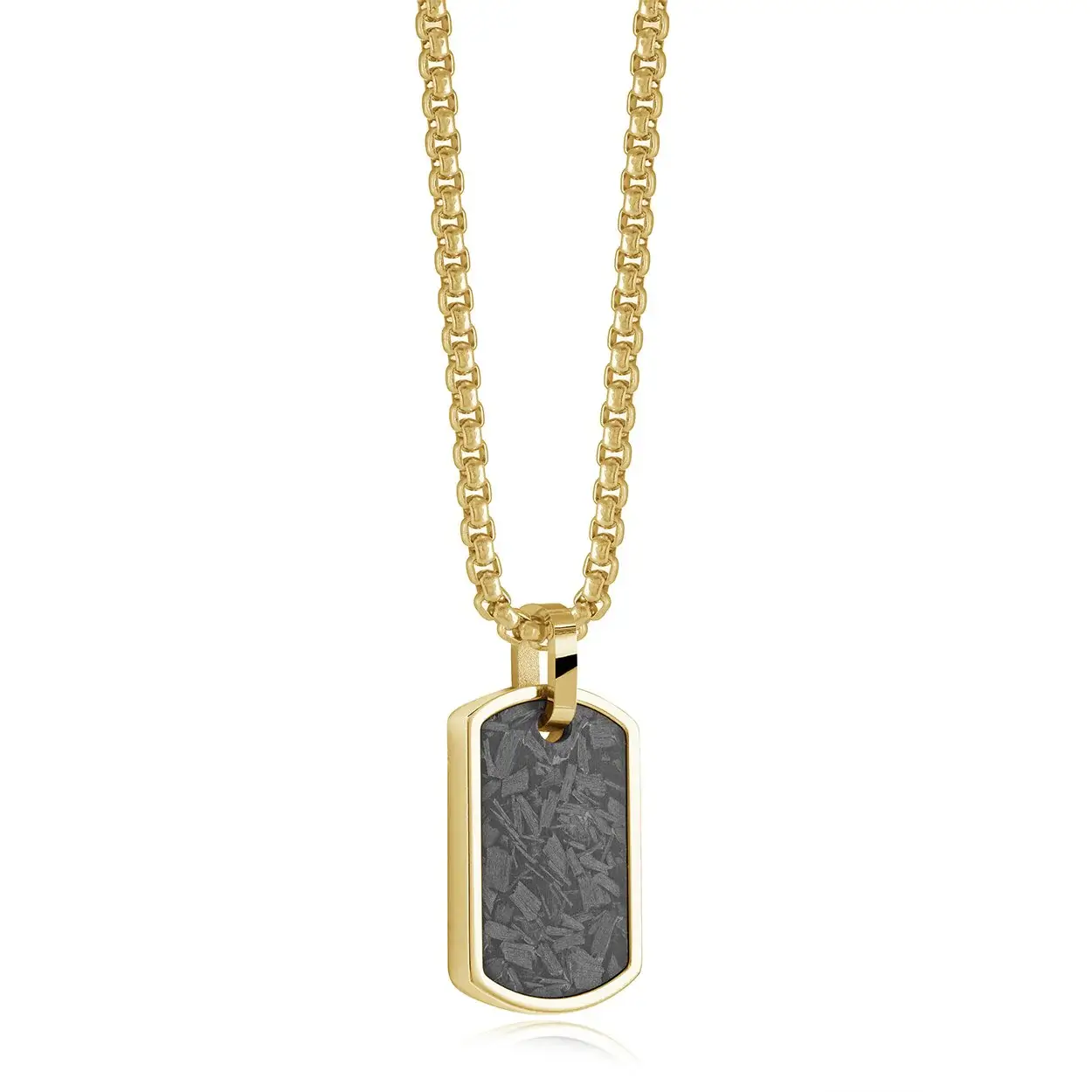 Dogtag stainless et carbone