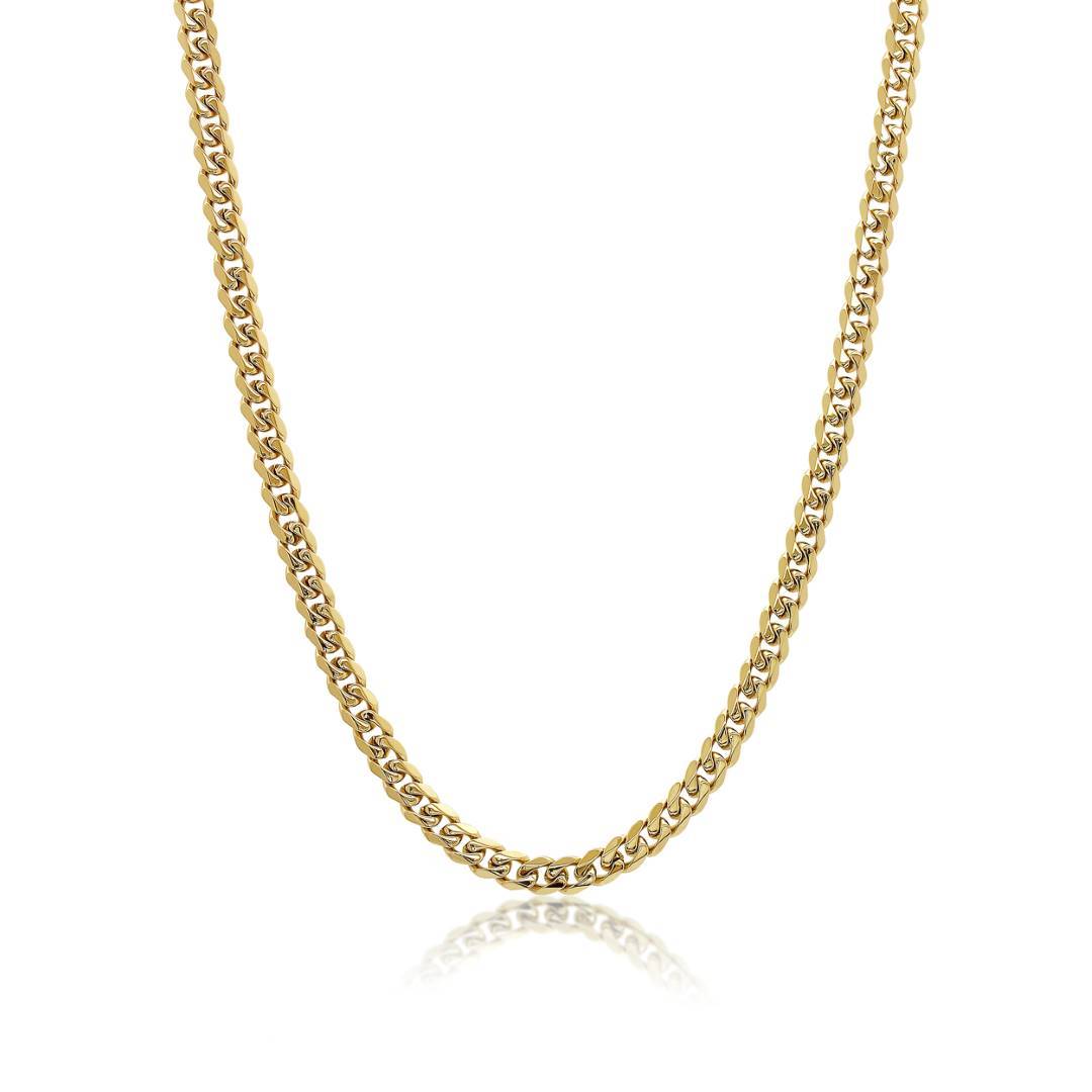Chaine en stainless plaqué or - SYN10 - 