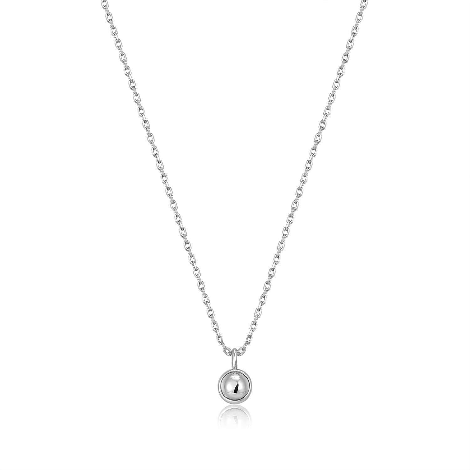 collier ania haie argent avec bille 