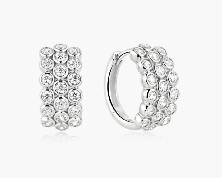 Boucles d'oreilles argent Ania Haie cz - e076-16h - Ania Haie