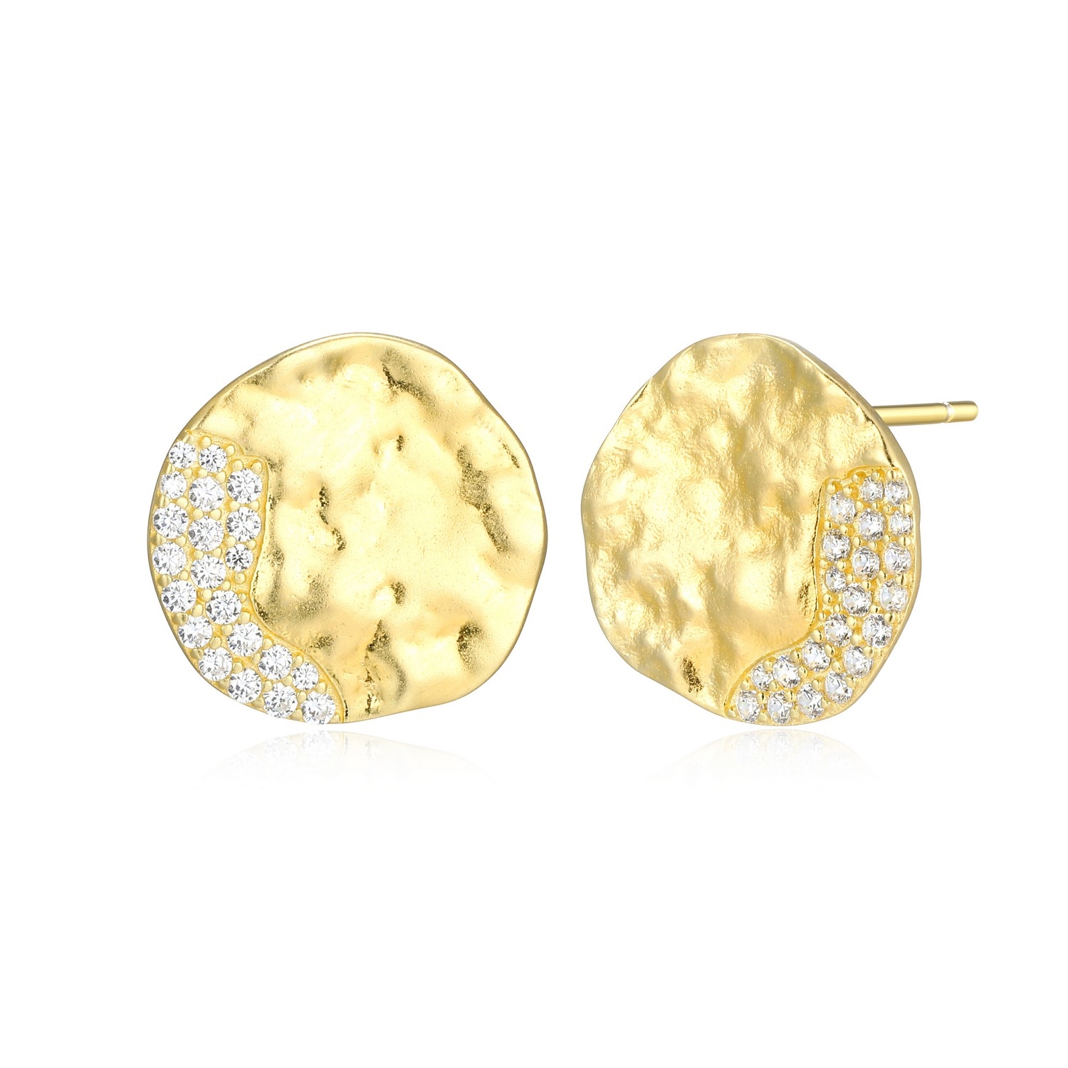 Boucles d'oreilles ELLE « GALAXY » cz et placage d'or - 32LCTZ0058 - Elle Jewelry
