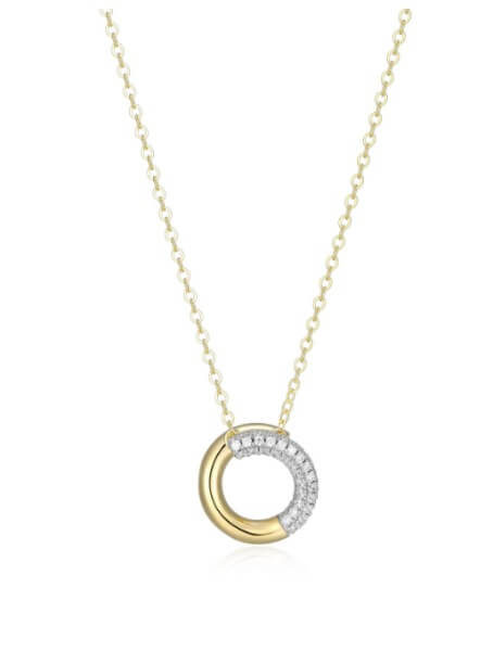 Collier Elle or et cz - 30lc2j9748 - Elle Jewelry