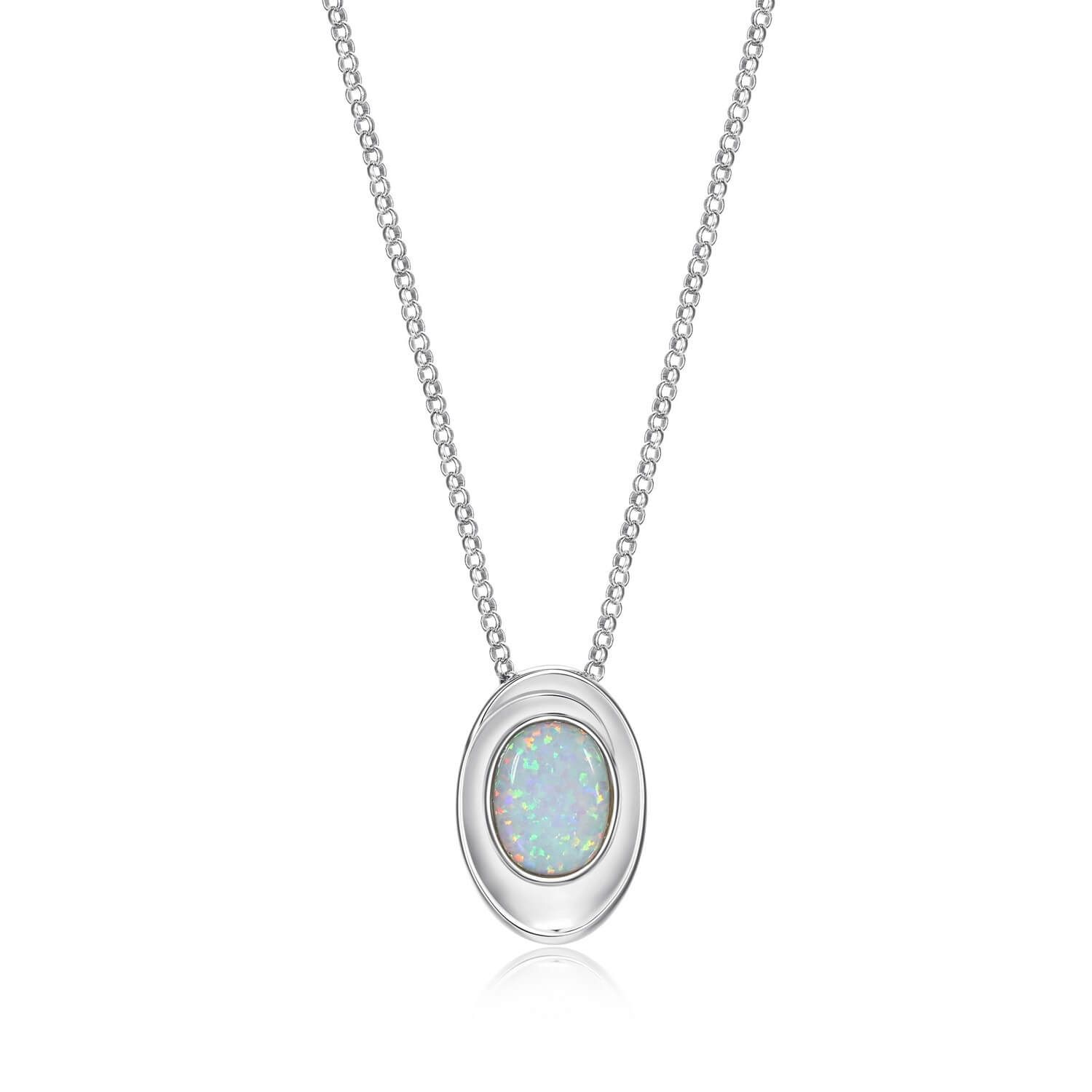 collier argent Elle