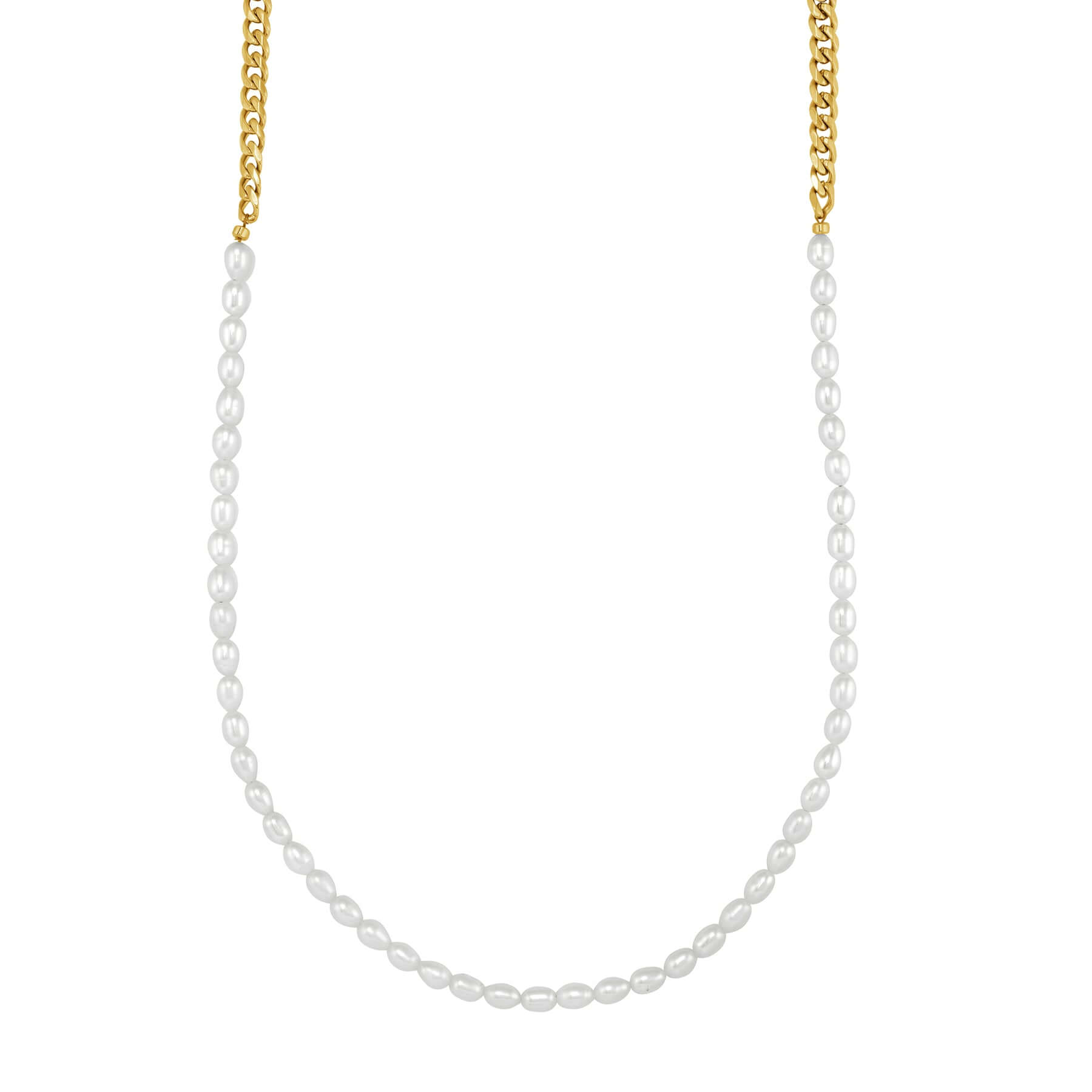 collier italgem avec perle et chaine en or - syn73-18 - 