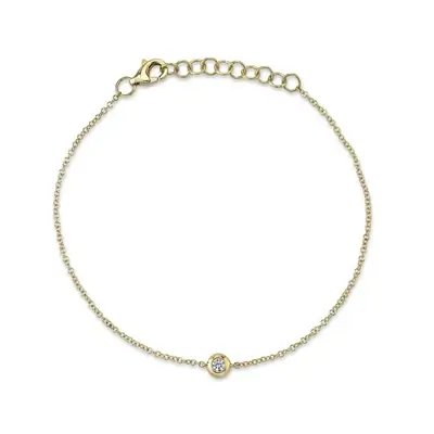 Bracelet or 14kt et diamant - SC55008391 - 