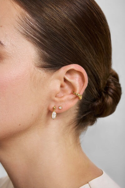 Boucles d'oreilles or Ania Haie pendante