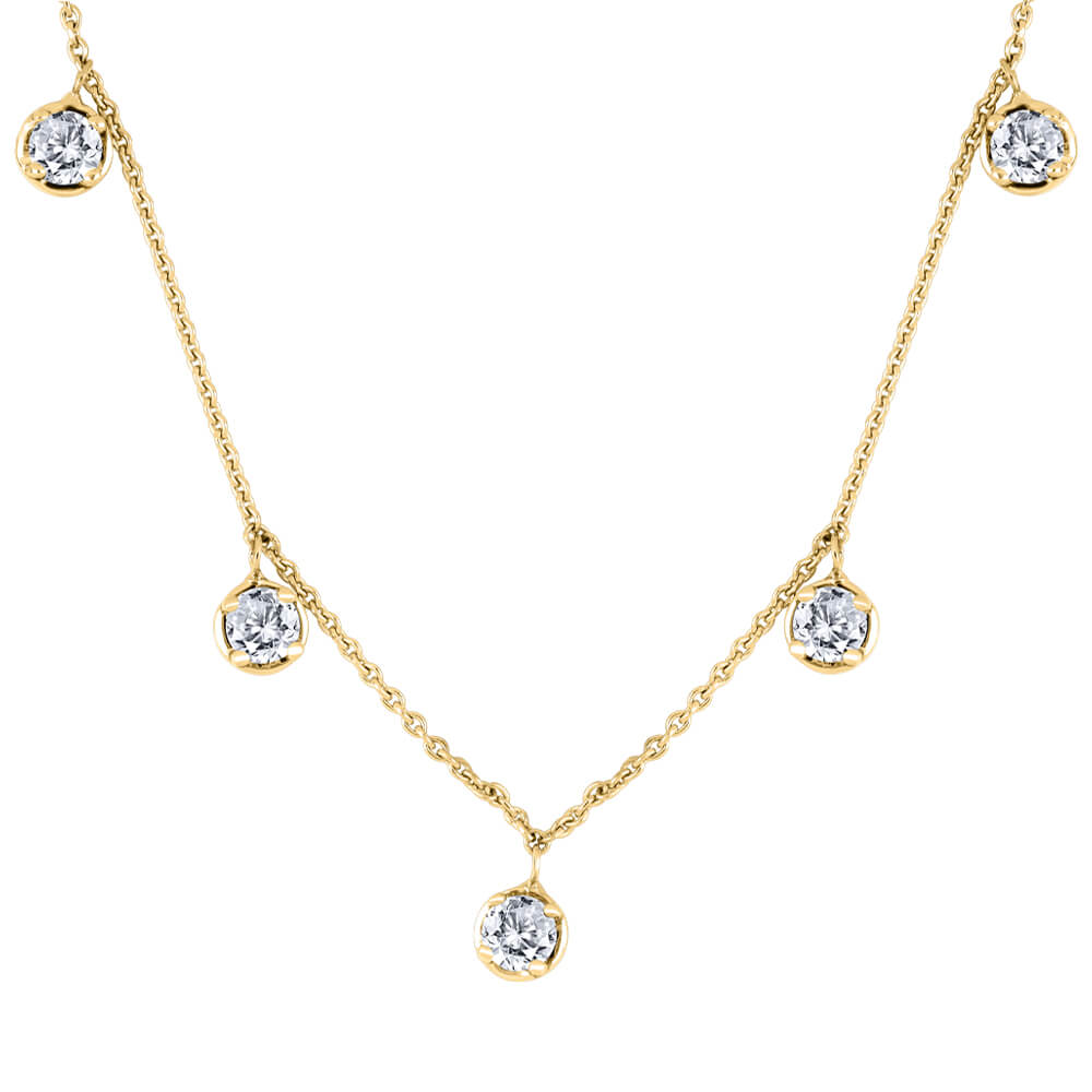 Collier or 10kt et dia. lab. - lxg3144/p - Beverly Hills Jewellers