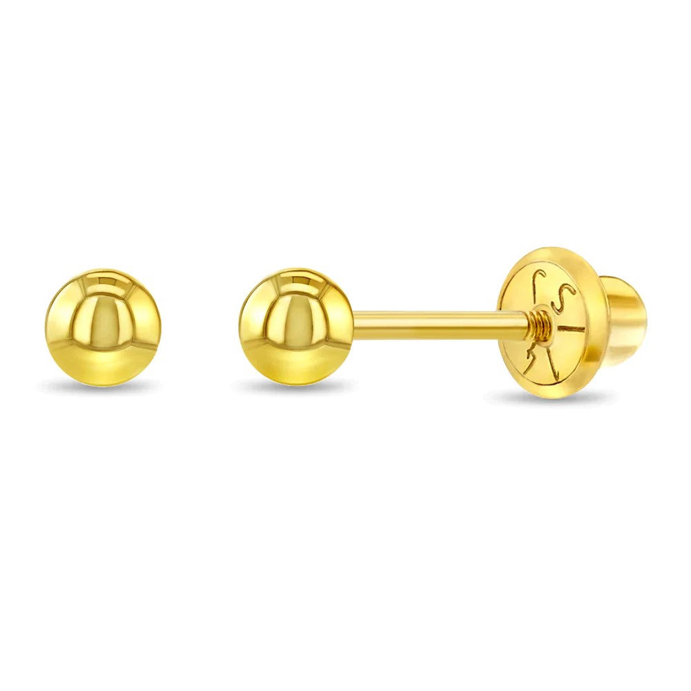 boucles d'oreilles or jaune - yg-03-00021 - In Season