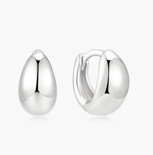 Boucles d'oreilles argent Ania Haie anneaux - e076-11h - Ania Haie