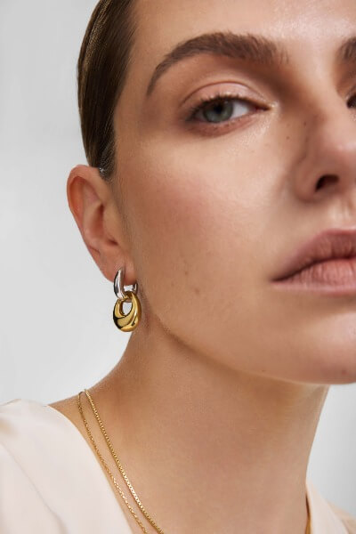 Boucles d'oreilles or et argent Ania Haie - e076-20t - Ania Haie
