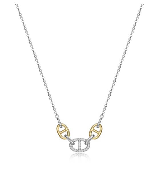Collier Charles Garnier 2 tons et cz - roqod59746 - Charles Garnier